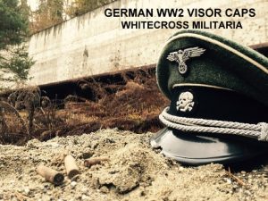 WW2 Reproduction Militaria, WW2 German Visor Caps, WW2 Repro Militaria, World War 2 Reproduction Clothing, Waffen SS Visor Caps