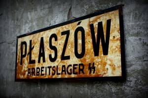 Plaszow WW2 Road Sign