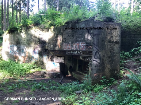 aachen ww2 guided tours, german bunkers aachen, siegfried line aachen, westwall guided tours, siegfried line guided tours, battle for aachen, 30th infantry division, big red one aachen, 2nd armored division, 3rd armoured division, roetgen